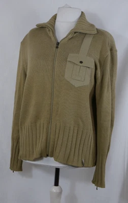 Damen CECIL Strickjacke Herbst Reißverschluss Modern Cool Tasche Größe 44/46 - Bild 1 von 4