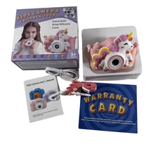 Ruzt Kids Fun Toy Digital Video Camera 1080P w Silicone Cover & 64GB SD Card