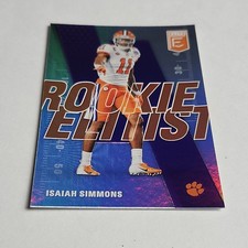 Isaiah Simmons 2020 Panini Donruss Elite Rookie Elitist Card #9 Clemson. rookie card picture