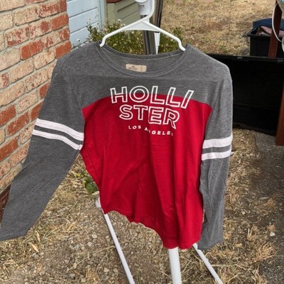 Hollister Men's Long Sleeve Colorblock Tee Size S · Used