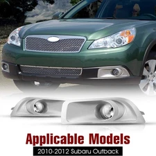 For 2010 2011 2012 Subaru Outback Fog Lights Front Bumper Lamp Wiring Switch Kit