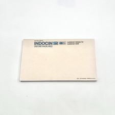 VTG Indocin SR Pharma Drug Rep Notepad Merck Sharp Dohme Medical Advertising