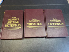 Webster  s Compact Desk Reference Set Dictionary, Thesaurus  Spelling Hardcove