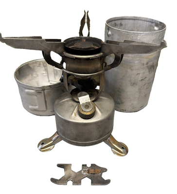 #ad Vintage WWII US M 1942 Dated 1945 MOD Aladdin Gasoline Field Stove Kit K 67 $149.99