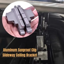 2Pcs Aluminum Sunproof Clip Slideway Ceiling Bracket for Jeep Renegade 2015-2021