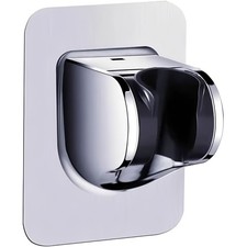 Self-Adhesive Adjustable Mounted Shower Head Holder Wall Bracket Stand Bathroom