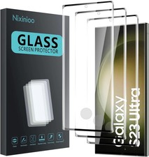 3PCS Tempered Glass Screen Protector for Samsung Galaxy S23 Ultra 9H Hardness An