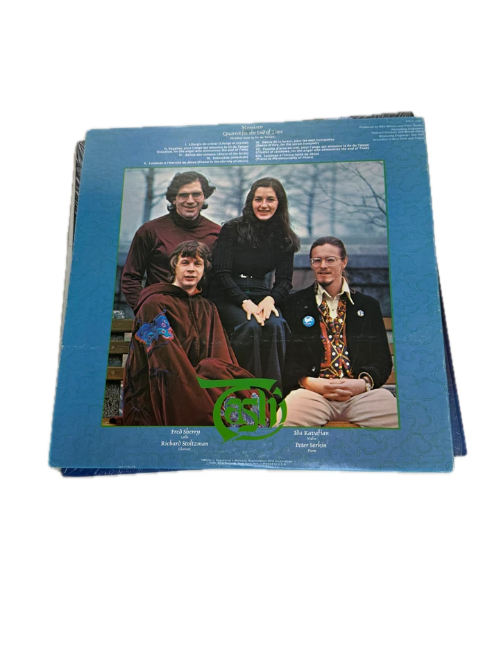 Tashi Plays Messiaen Quartet For The End of Time 1976 RCA ARL1-1567 Promo LP VG+ - Image 2 of 4