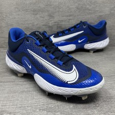 Nike Alpha Huarache Elite 4 Low Navy Blue Baseball Cleats DR6851-414 Men Size 9