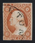 CKStamps: US Stamps Collection Scott#10A 3c Washington Used