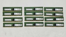Lot Of 12 Kingston 8GB 1Rx4 PC4-2400T MEMORY RAM