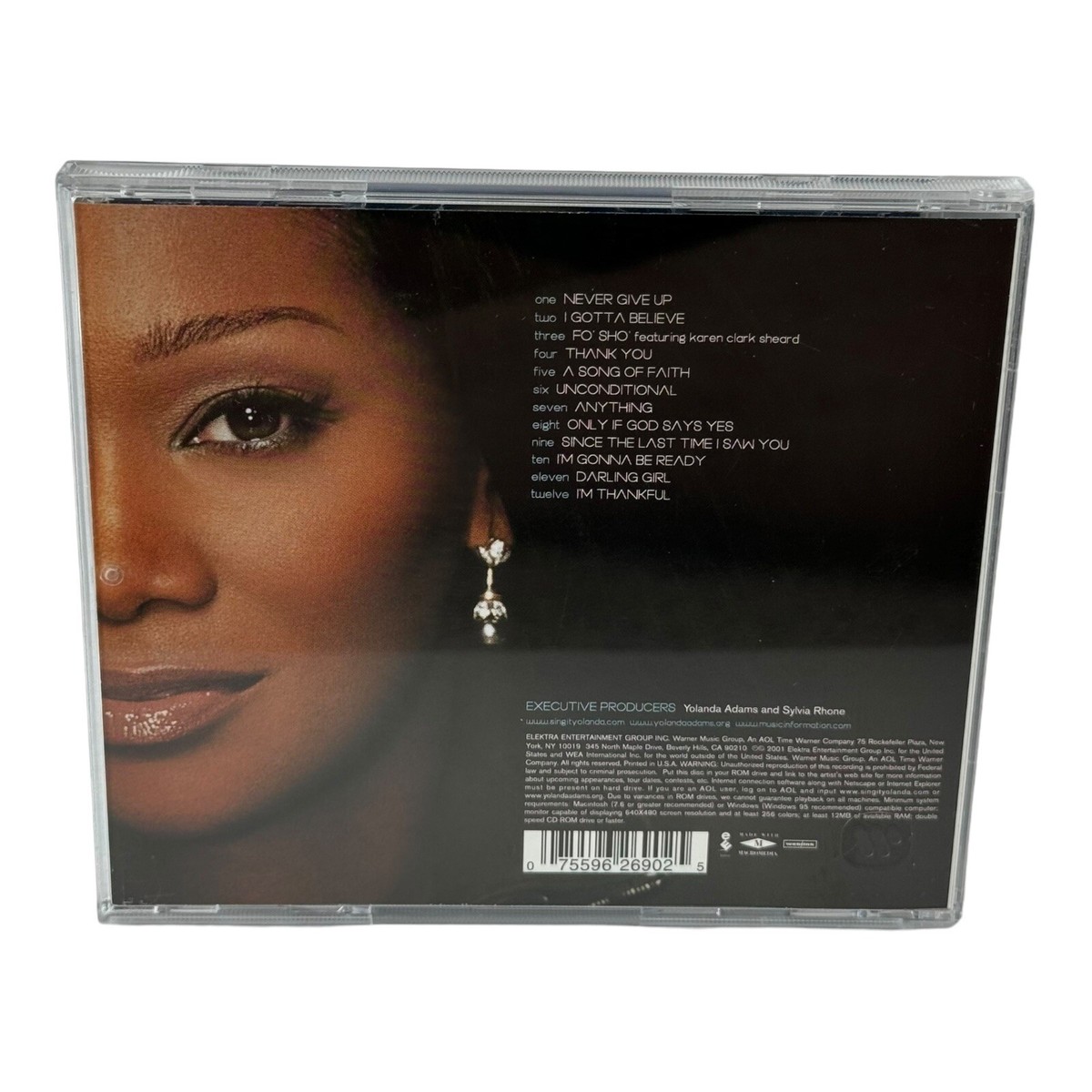 Yolanda Adams: Believe (CD, 2001 Elektra) Contemporary