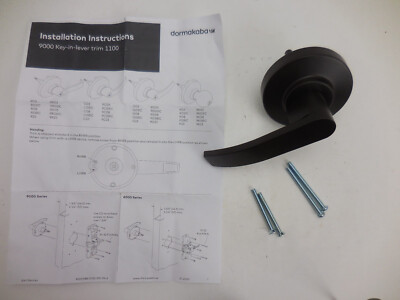 Dormakaba Inside Lever Black FOR PARTS ETRIM8G23695 #83z