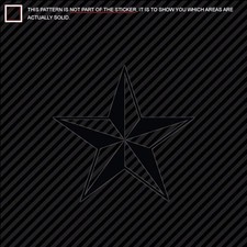 4x Nautical Star Sticker Decal Die Cut Vinyl