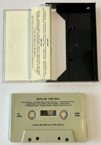 Hits of the 60's - CBS Special Products - Audio Cassette 1981 - BT 15911 - Picture 3 of 6