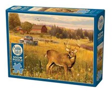 Deer Field 500 Piece Jigsaw Puzzle Cobble Hill New