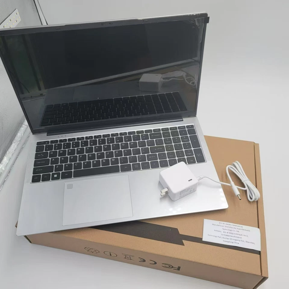 17.3In Display Laptop RAM8GB SSD256GB DDR5 Intel N5095 Notebook Computers Sliver - Image 3 of 4