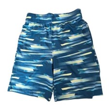 Lands End Boys Medium 8 Sport Shorts Husky Multicolor Blue Green New