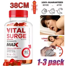 Vital Surge Male Gummies Maximum Strength Vital Surge Advanced Formula 60 Count