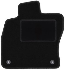 Fahrermatte Automatte Velours Schwarz für Seat Leon IV 2020-