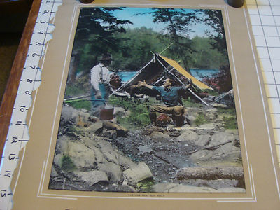 Vintage ORIGINAL Poster: 1946 THE ONE THAT GOT AWAY davis lumber Calendar