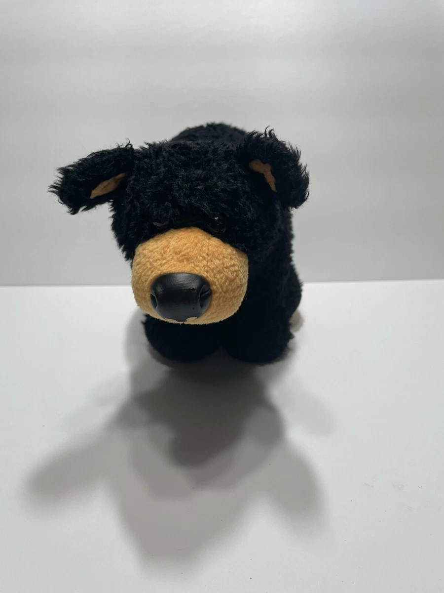 Vintage 1996 Big Sky Carvers Bearfoots Black Bear Plush