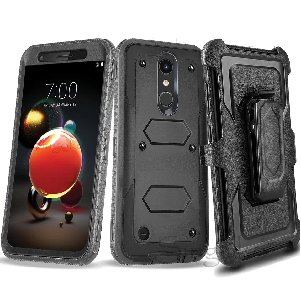 LG Rebel 4 3 Fortune Aristo 2 Plus Phoenix 3 4 Zona 4 Estuche Clip PROTECTOR PANTALLA Foto 2 de 4