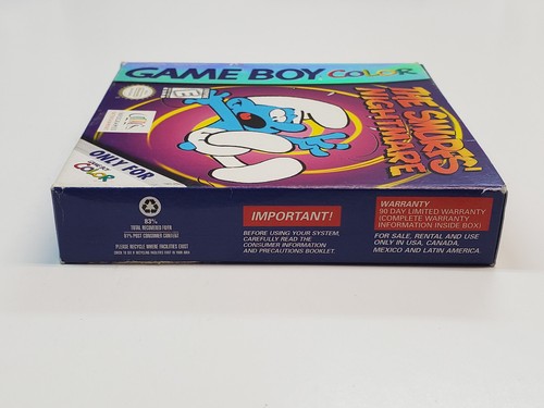 Pitufos Pesadilla GBC Game Boy Color Caja Vacía Solo Sin JuegoNo Manual* - Imagen 8 de 23