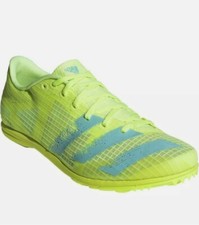 adidas Distancestar Womens Running Spikes - Track and Field, Yellow, Size 9.5
