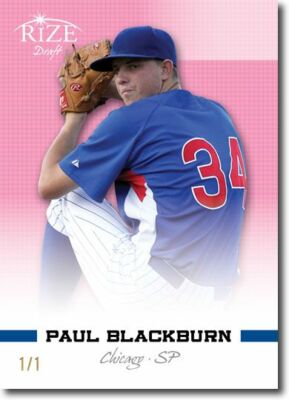 PAUL BLACKBURN 2012 Rize Rookie PINK Blank Back RC 1/1 | eBay