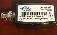 GEM ELECTRONICS BLN-RJ45 Passive Video Balun Jack - NEW