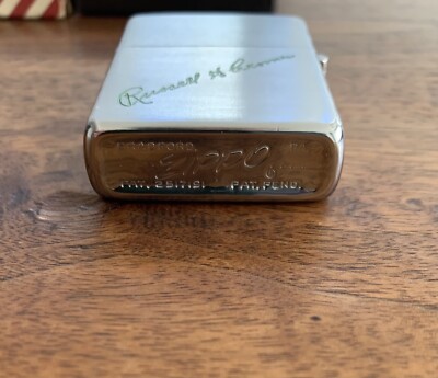 Vintage 1958 MEAD PAPER Zippo Lighter MIB Unfired in Original 