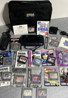 SEGA Game Gear Handheld Console Bundle 15 Games, 12 Manuals Charger Case working