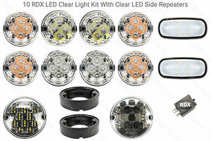 RDX LED Standard CLEAR Side Repeaters Defender 90/110 1994 to 1998 300 Tdi