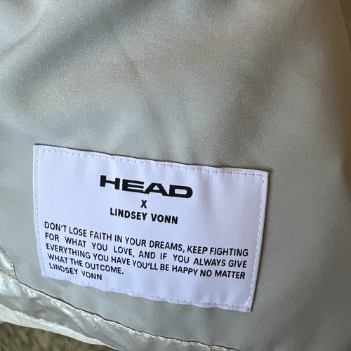 HEAD LEGACY COLLECTION Lindsay Vonn Sz S-M Daisy Vest Women Ivory💖See Details - Picture 10 of 16