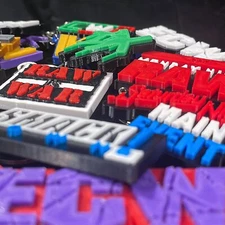 Professional-Wrestling Keychain 3D Printed Fan Art