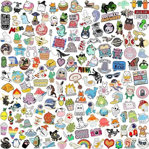 Cute Funny Assorted Pin Nickelodeon Food Disney Enamel Brooch Cat Cartoon - Picture 165 of 180