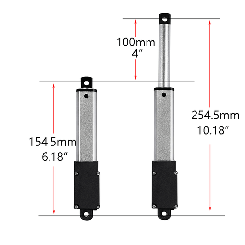 12V Micro Mini Linearmotor 6.4N 32N 188N Linearantrieb Elektrischer 10~100MM - Bild 43 von 49