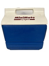 Vintage Cooler Mini Mate By Igloo 1990’s Made In USA Retro Purple Blue MiniMate
