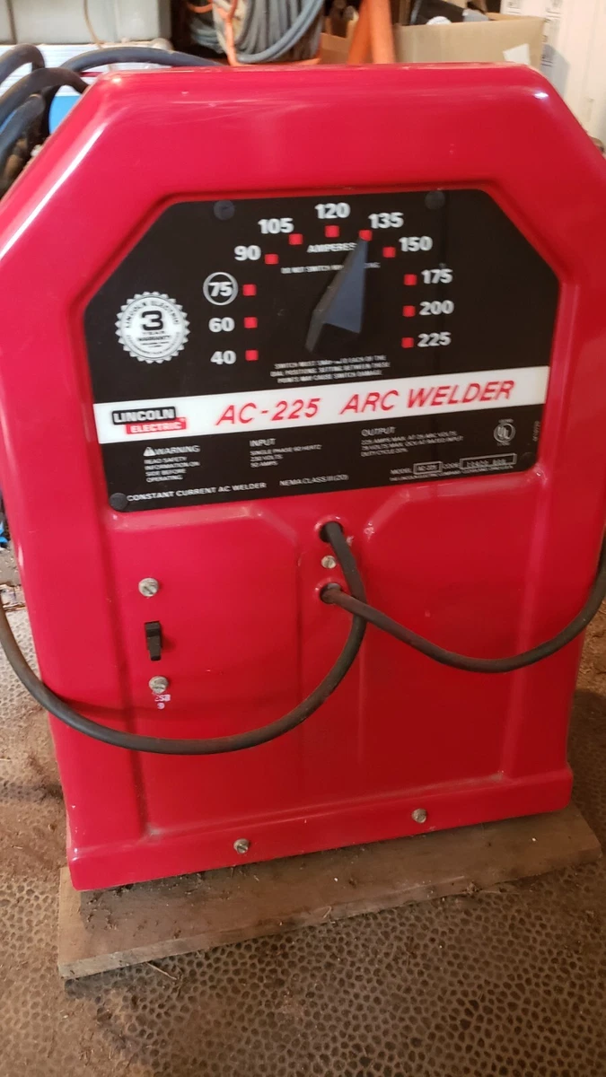 Lincoln arc welder 225 deals
