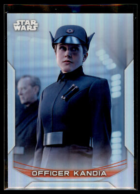 2020 Topps Star Wars Chrome Perspectives REFRACTOR Parallel #43-F Officer Kandia