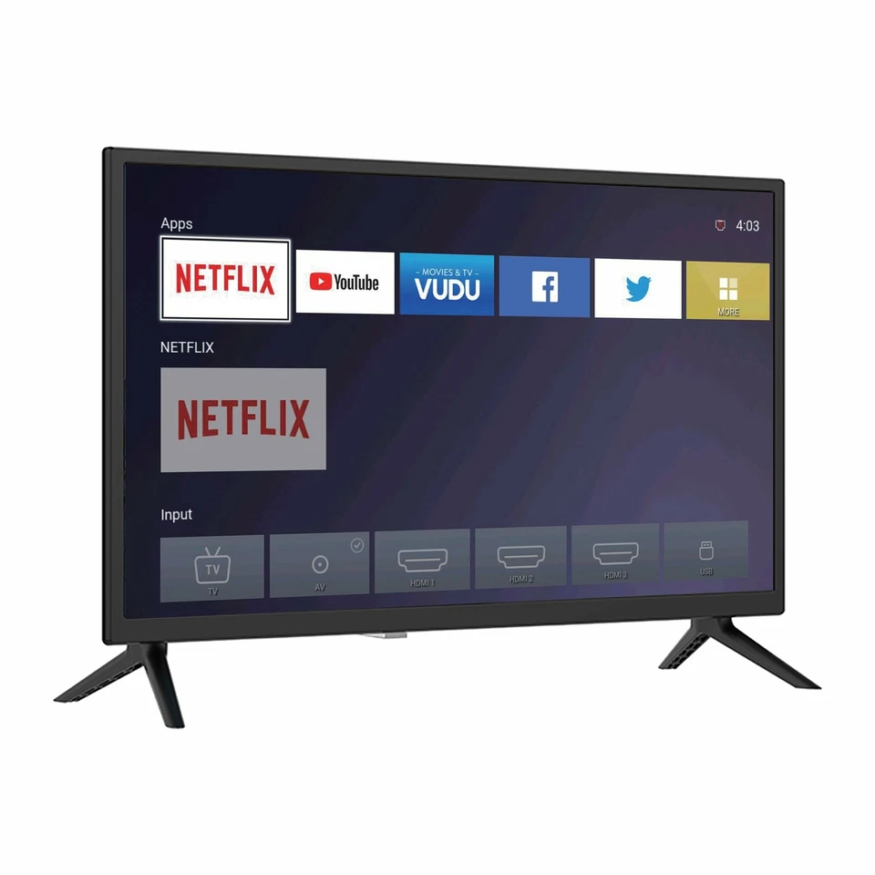24" Supersonic Smart HDTV DLED HD WiFi w 3 HDMI & 2 USB Inputs (SC-2416STV) - Image 2 of 4