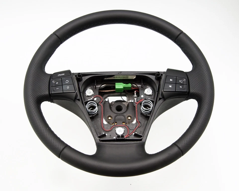 Lenkrad beziehen mit Leder für Volvo V50 JAHR 2010 NEU LEDER - Bild 3 von 4