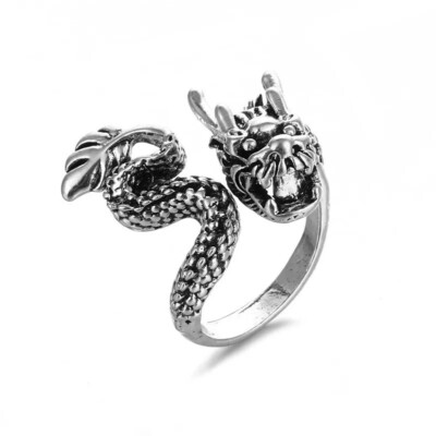 Fliegender Drache offener Ring