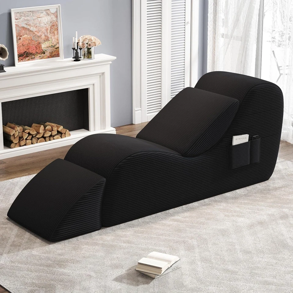 Chaise Lounge Divan Bed Curved Sofa Sex Chair Yoga Recliner Yoga Sofa Yoga Chair - Image 3 of 4
