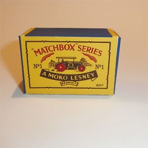 Matchbox Lesney 1 a Road Roller empty Repro B style Box | eBay