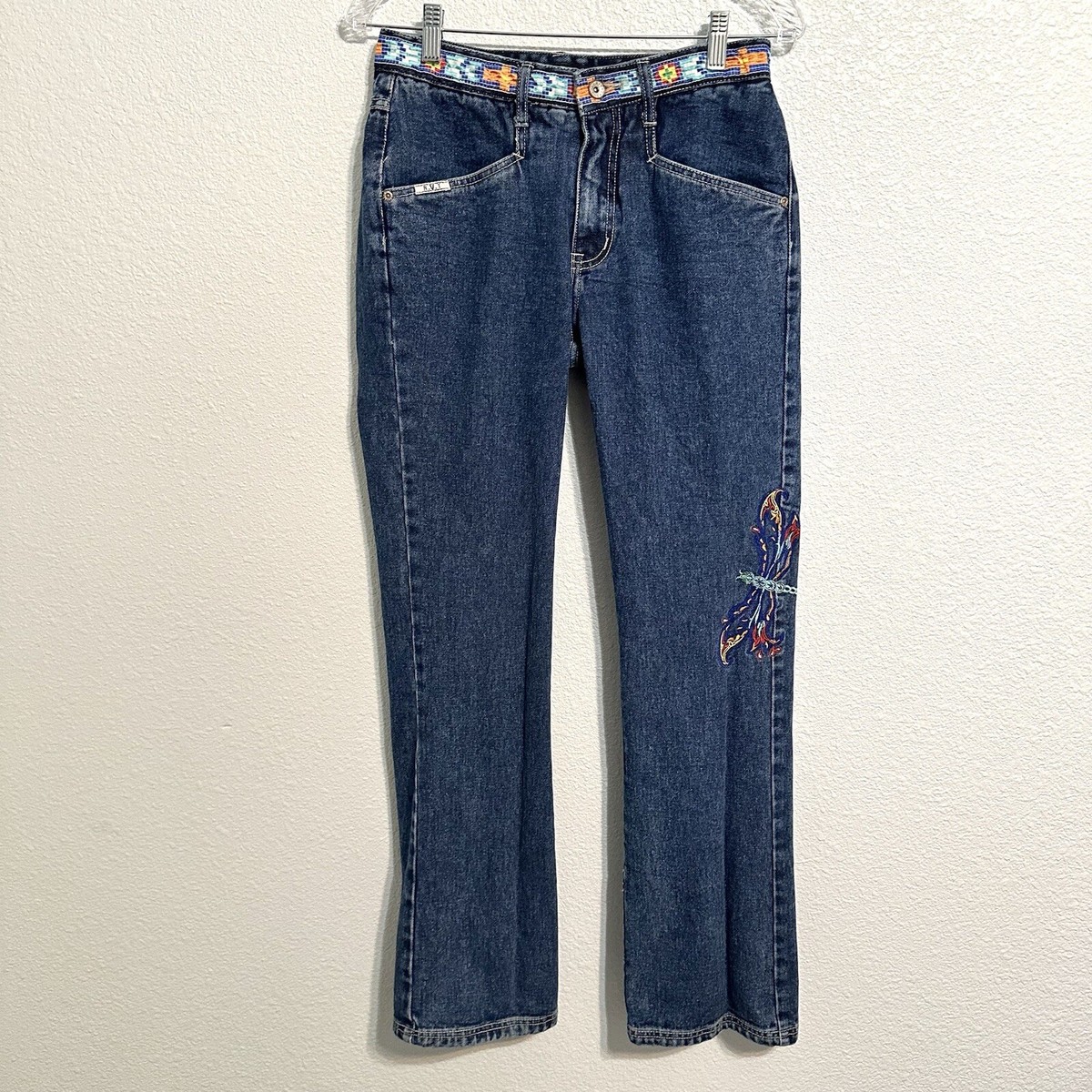 R.V.T. Jean Co Size 9/10 Womens Juniors Jeans Blue Straight R.V.T. Jean Co Size 9/10 Womens Juniors Jeans Blue Straight