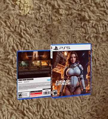 Dead Space PS5 CUSTOM COVER ART & CASE - NO GAME