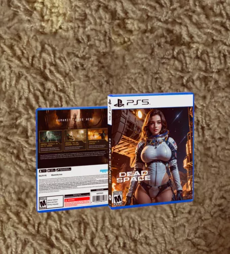Dead Space PS5 CUSTOM COVER ART & CASE - NO GAME
