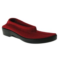 Spring Step Stretch Knit Slip-on Shoes - Red - Size 36 on sale Spring Step Stretch Knit Slip-on Shoes - Red - Size 36 on sale